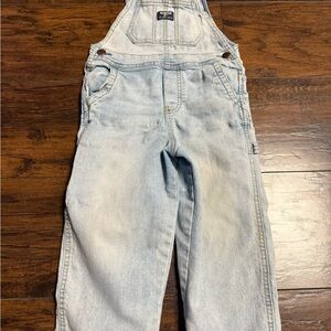 Osh Kosh BGosh Light Blue Denim Overalls Toddler Size 4t Unisex